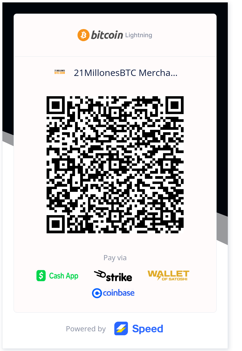 Auspiciantes y donaciones - 21 Millones BTC